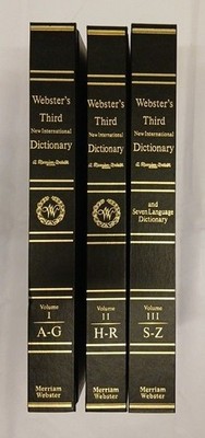 Webster's Third New International Dictionary of the English Language Unabridged