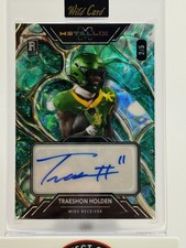 Traeshon Holden - 2025 Wild Card Metallix - WILD GLASS Rookie Auto /5 - COWBOYS