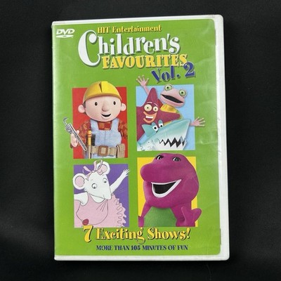 Children's Favorites Vol 2. - DVD Barney Wishbone Bob the Builder Pengu Kipper
