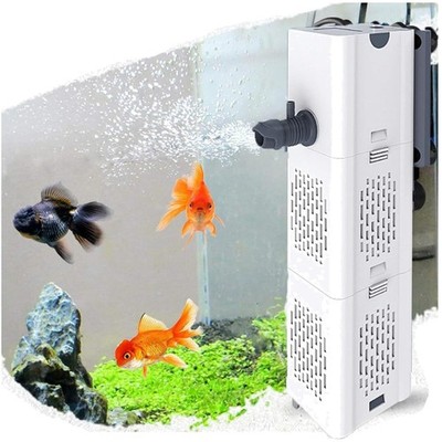 Aquarium Innenfilter 4 in1 Wasserpumpe 30W 1800L/H Sauerstoff Belüftung