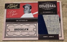 2011 Prime Cuts Colossal Materials Patch #6 Duke Snider 4/5 Jersey Number 1/1