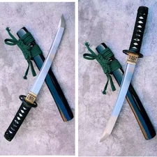 Japanese Sword Samurai Wakizashi Katana Sharp 1090High Carbon Steel Blade Battle