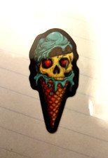 Scary Horror Gothic Cartoon Decal Sticker