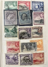 Cyprus GVI/QE Mixture Used MNH(Aprx 150+Items)  MK5988