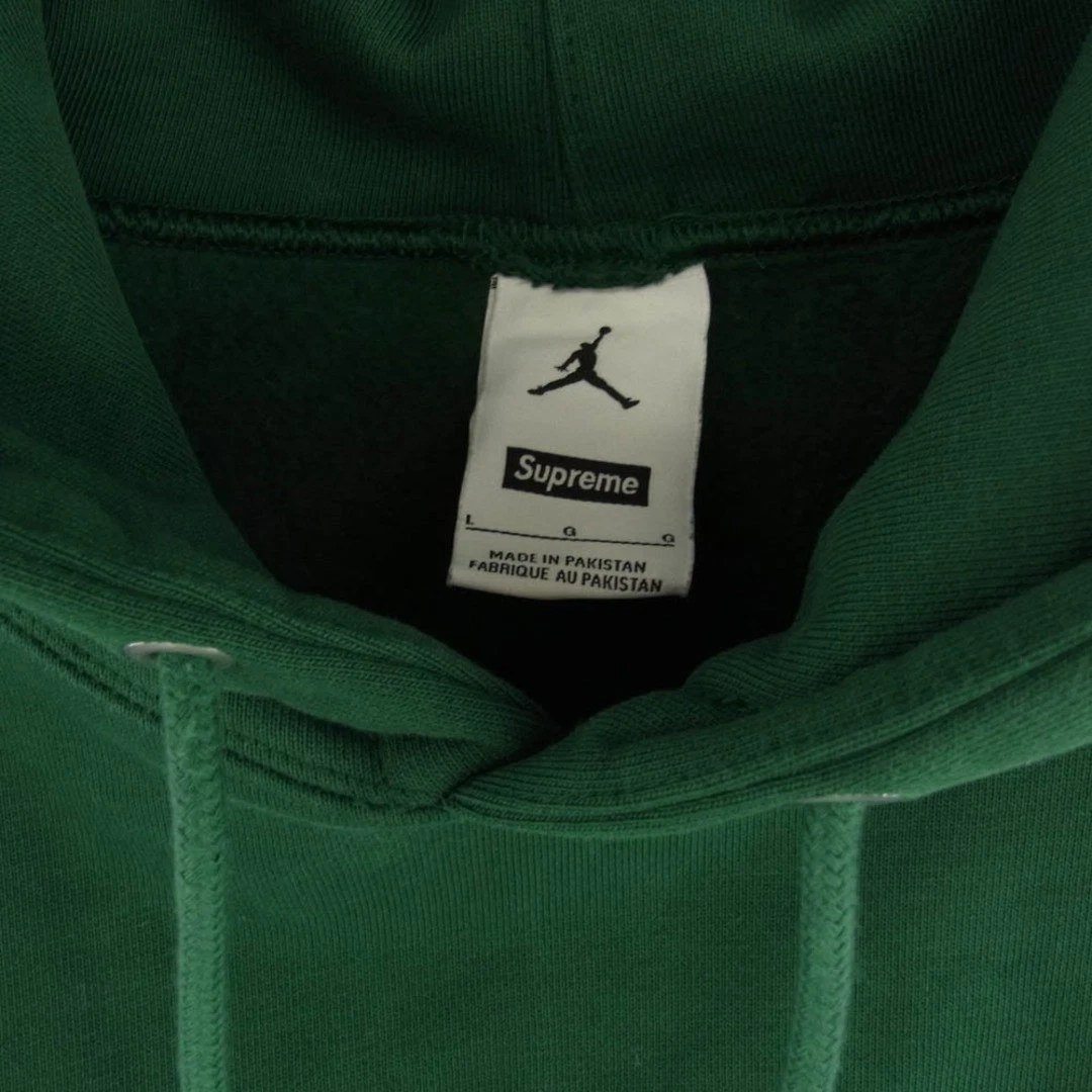 Felpa con cappuccio Supreme 24AW Nike Jordan maglione ricamato logo usata LIFE 0