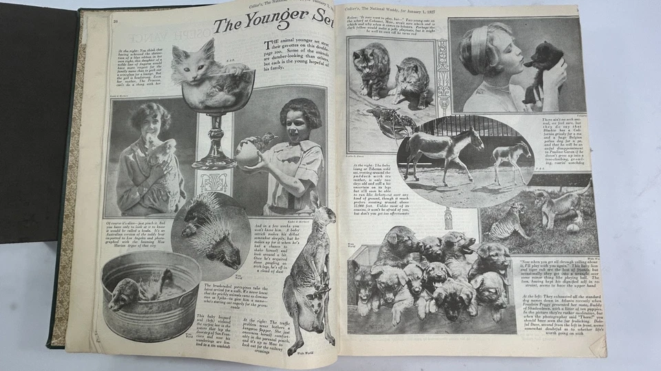 Bound Magazine: Collier's Weekly: January to June 1927 - Image 3 of 4