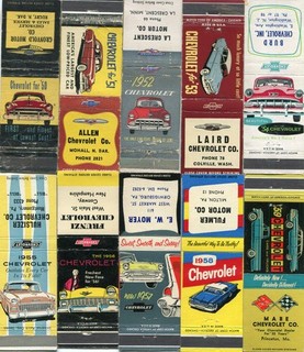 160 AUTOMOBILE DEALER MATCHCOVERS AUTO DEALERS