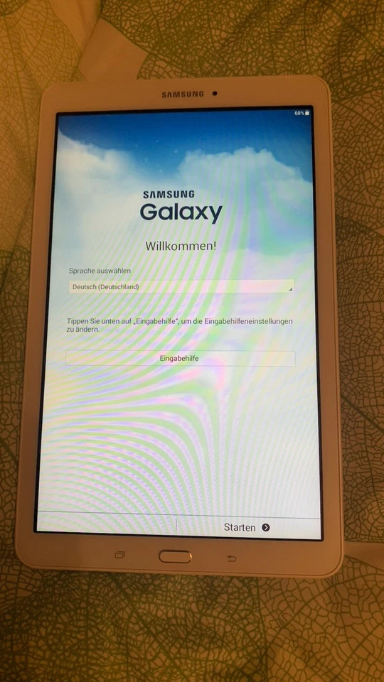 SAMSUNG GALAXY TAB E Perlweiß Top Zustand Tablet - Bild 4 von 4