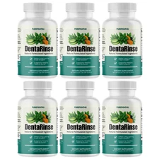 DentaRinse Oral Probiotic, Gum & Teeth Health Supplement – 6 Bottles
