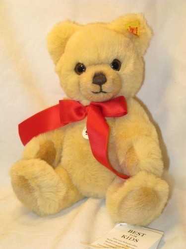 Steiff Peluche Ours Teddy Petsy Blond - 28 Cm, Fourrure Douce, Qualité Premium