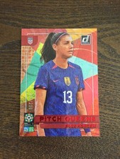 2023 Panini Donruss World Cup Alex Morgan USA USWNT Pitch Queens Red 208/299
