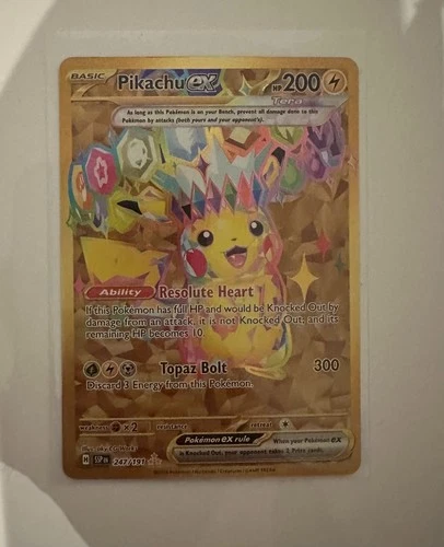 Pikachu ex 247/191 Sv08: Surging Sparks Holo
