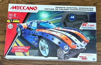 Meccano Remote Control Speedster Model Vehicle Building Set - NEW