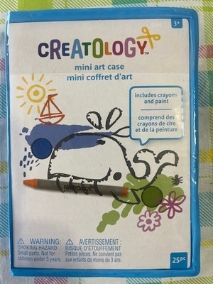 Creatology Mini Art Case 25pc Crayons Paint Set for Kids Ages 3+