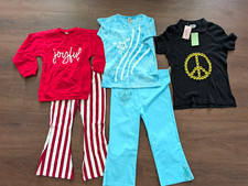NEW Girls Size 14 5 Piece Clothing Set Pants Sweatshirt Polo Cozy Fleece