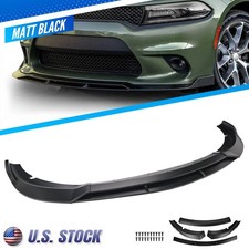 For Dodge Charger Srt Style 2015-2023 Front Bumper Lip Splitter Spoiler Body Kit