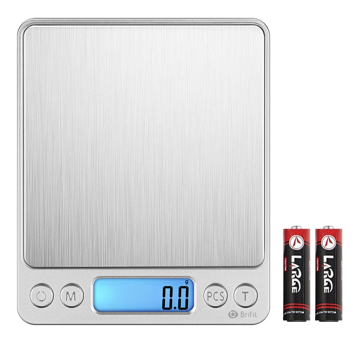 Criacr Digital Kitchen Scales, 3kg Stainless Steel Cooking Scales with 2 Trays,
Opens in a new windo