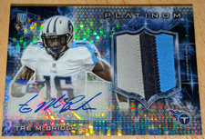 Tre McBride 2015 Topps Platinum Rookie Pulsar Refractor /50 RPA Patch Auto RC