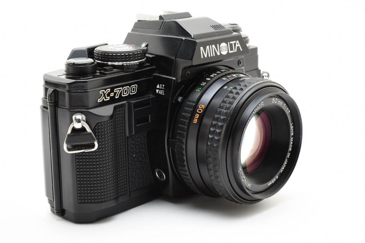 Near MINT] Minolta New X-700 35mm Film Camera MD 50mm f/1.7 Lens