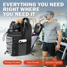 Magnetic Portable Gym Bag with Adjustable Strap - Fitness Lovers Must-Have
