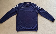 Kappa Sweatshirt Mens Navy Pullover Graphic Print Long Sleeve Sweatshirt Sz XXL
