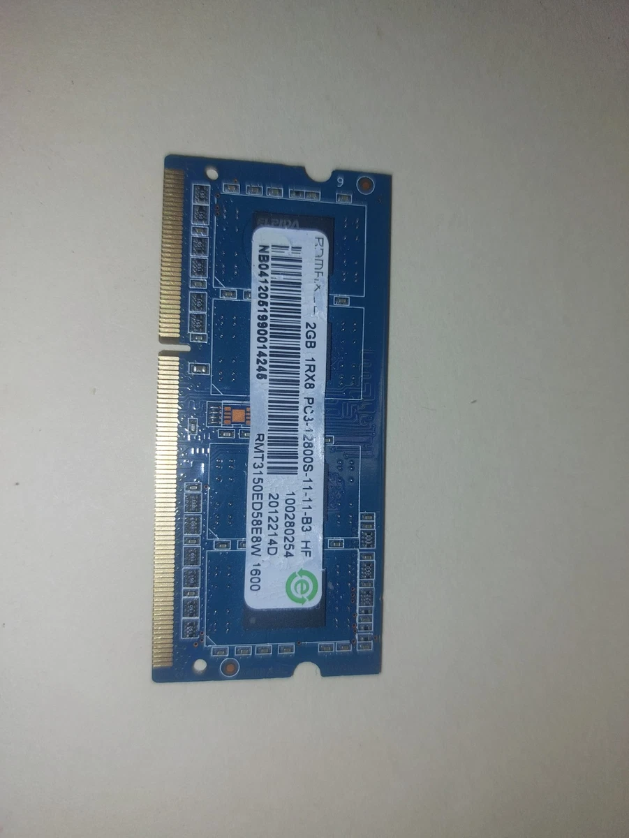 Ramaxel PC3-12800 (DDR3-1600) Computer Memory (RAM) 2 GB Total