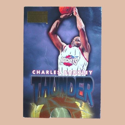 Charles Barkley/Hakeem Olajuwon 1996-97 SkyBox Thunder & Lightning #5 Rockets