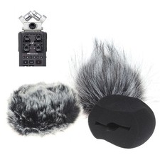1Pc Foam Mic Wind Cover Furry Windscreen Muff For ZOOM H5 H6 Recorder Microph t 