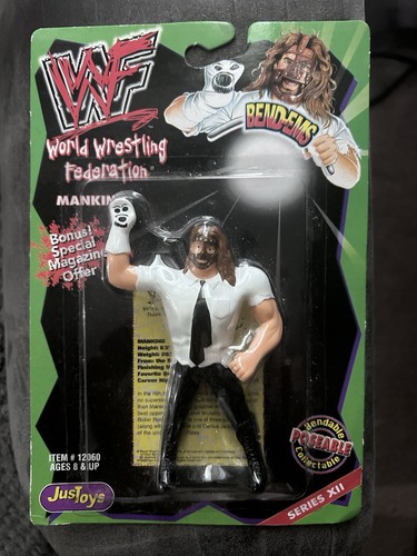 Mick Foley Mankind wwf bend ems figure 1999. WWE W...