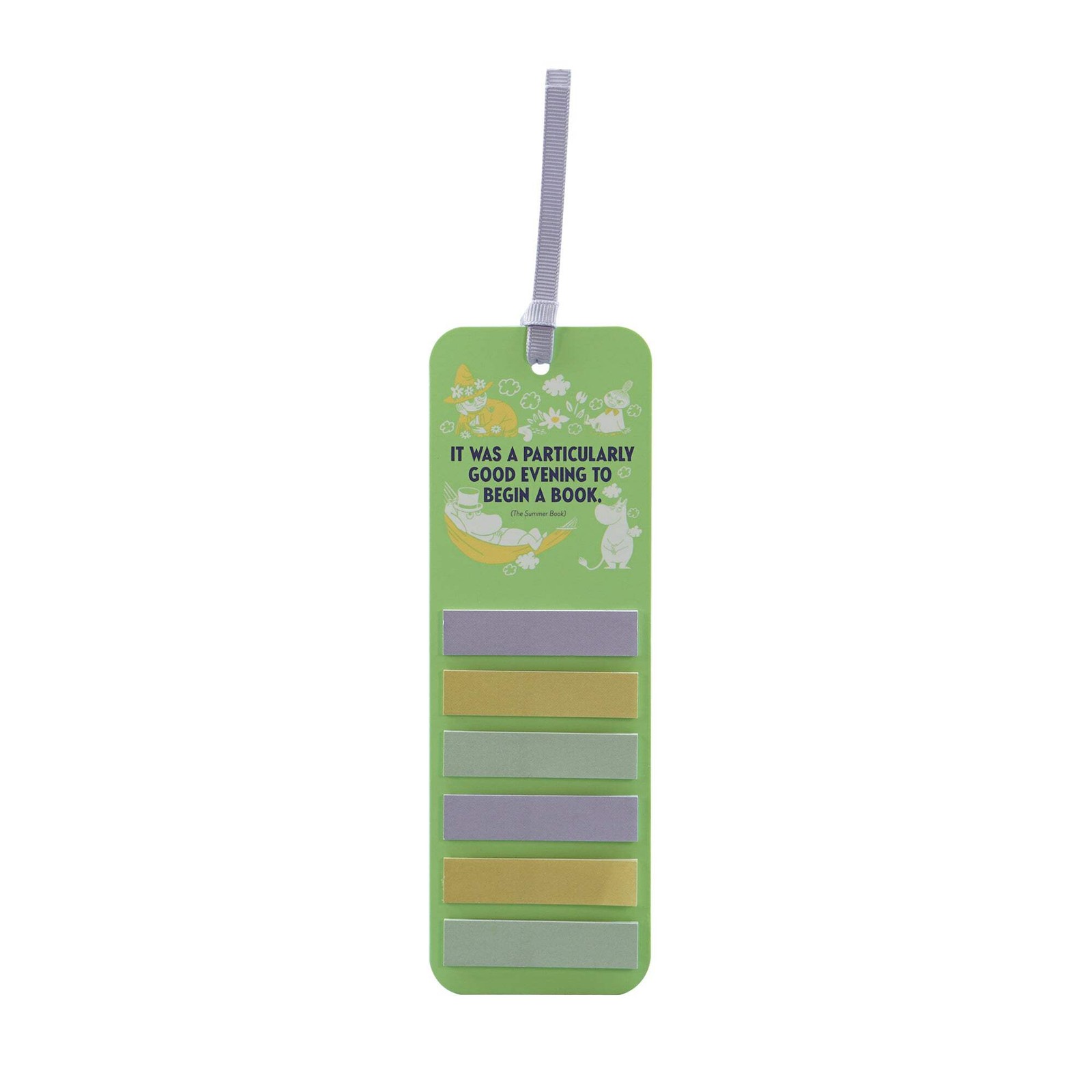 NEW Moomin Daydreaming Bookmark with Sticky Tabs
