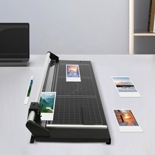 36" Paper Cutter,  Manual Precision Rotary Paper Trimmer For Film, Art Cardboard