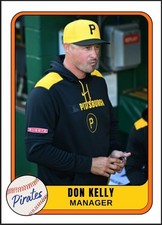 2025 Don Kelly Future Stars Rookie Card #41 MGR Pittsburgh Pirates Baseball. rookie card picture