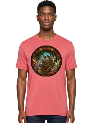 Cyclops-And-Fairies Mens Graphic Tee, 100% Cotton, Casual Summer Wear