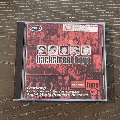 Backstreet Boys For The Fans CD 1 Live Concert BSB Promo Album