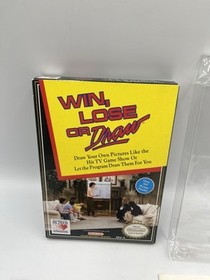 Win Lose Draw (Nintendo NES) Complete in Box CIB Near Mint