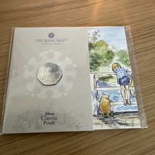 Royal Mint 2020 Classic Pooh Piglet UK 50p BU Coin Sealed 