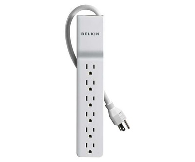 BELKIN Home/Office 6-Outlets Surge Suppressor - 48 kA - 709 J - 4' cord