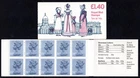 1981 £1.40 BOOKLET SG FM3B FINE MNH, GOOD PERFS. BELOW FACE
