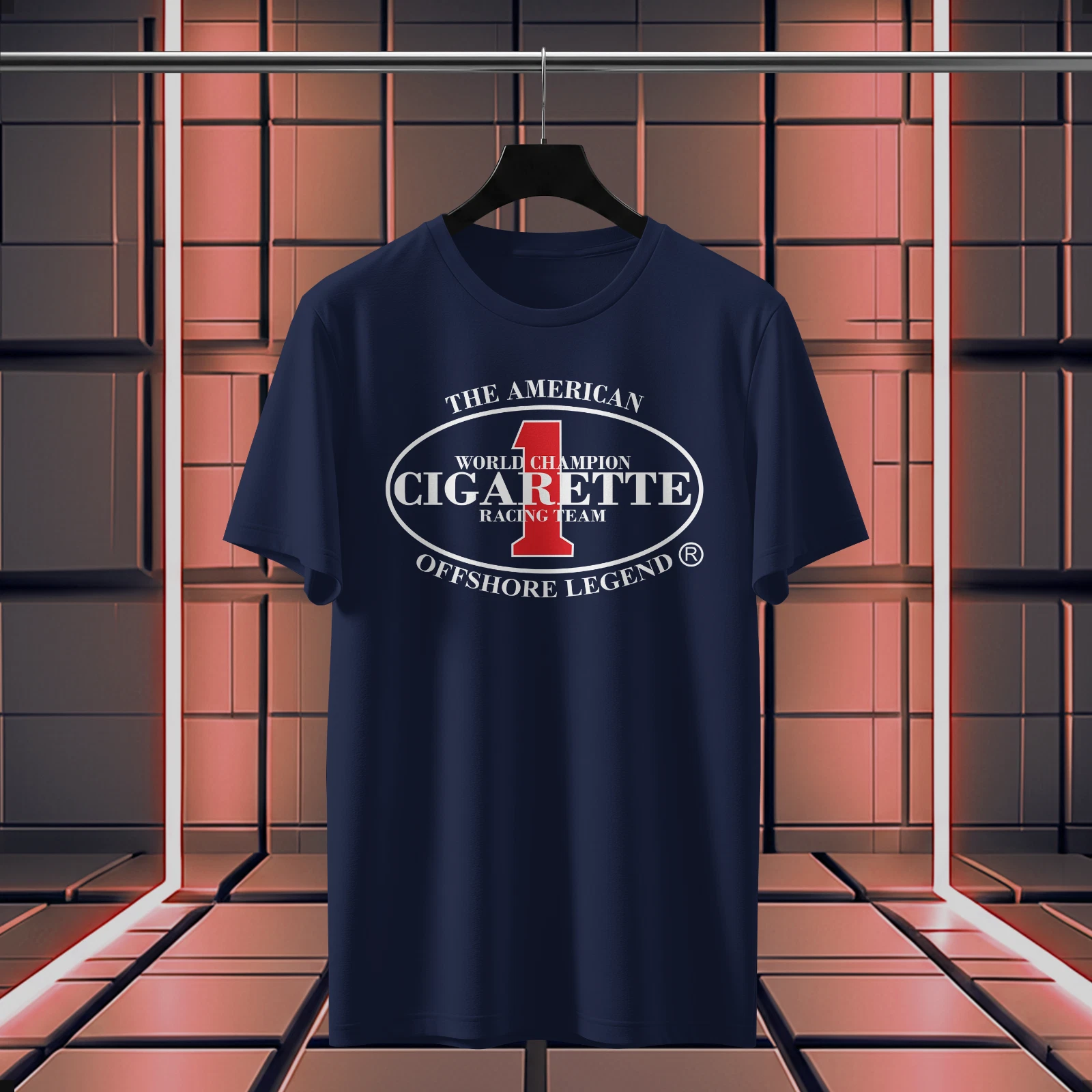 CIGARETTE RACING TEAM logo funny T-Shirt Size S-5XL Made in USA