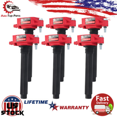 6PCS Ignition Coils Pack For Dodge Journey Challenger 5149168AH UF648 05149168AI