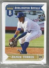 2013 BURLINGTON ROYALS TEAM SET COMPLETE NEW 