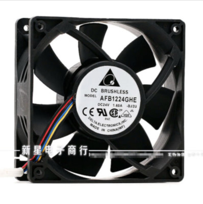 1pcs DELTA AFB1224GHE 12038 24V 1.60A 12CM 4-wire PWM large air volume ...