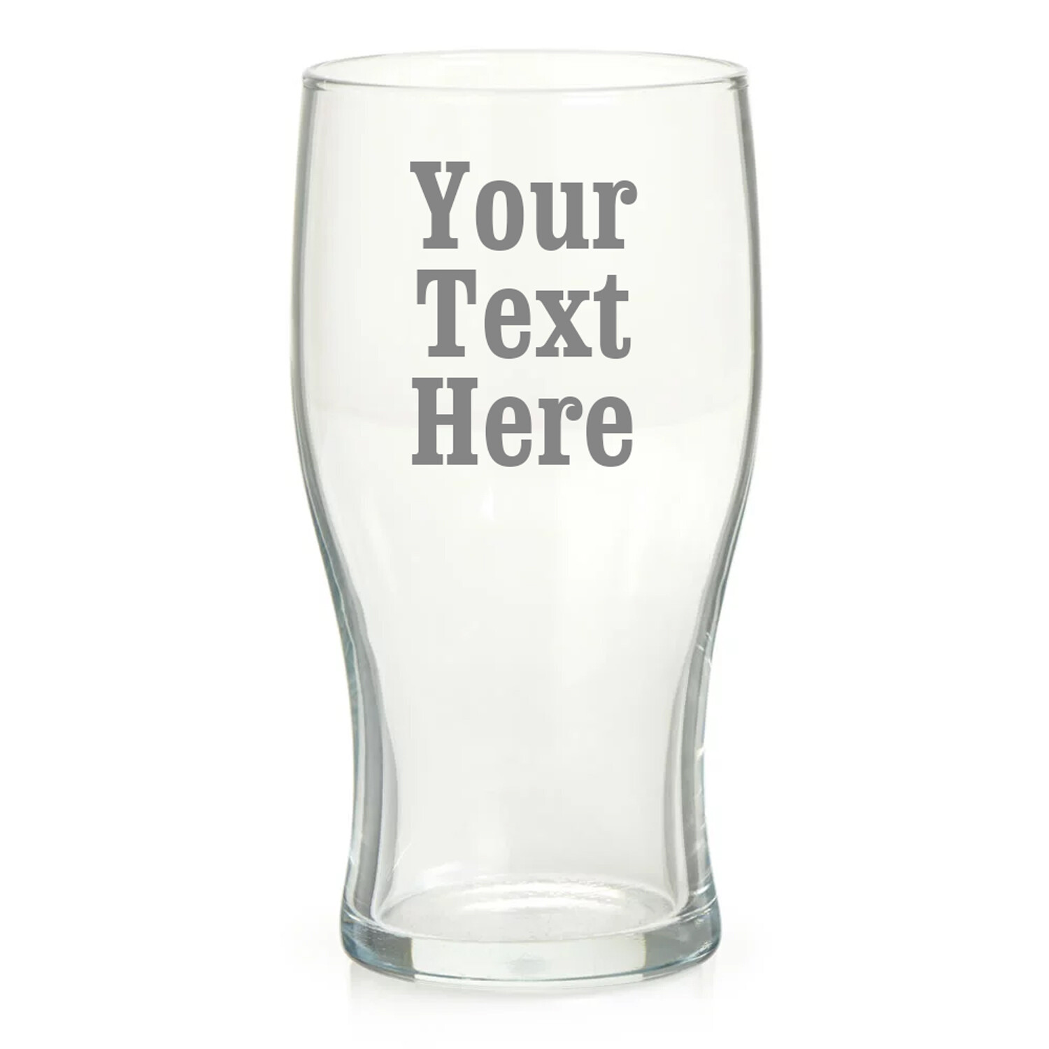 Personalised Pint Glass Engraved Glassware Gift, Birthday Gift Wedding Any Text
