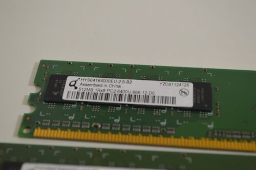6GB DDR2 DIMM Memory Lot – SAMSUNG, ADATA, PC2-6400U RAM - Picture 8 of 8