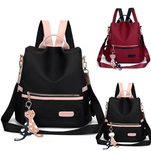 Women Ladies AntiTheft Backpack Satchel Rucksack School Shoulder Bag
