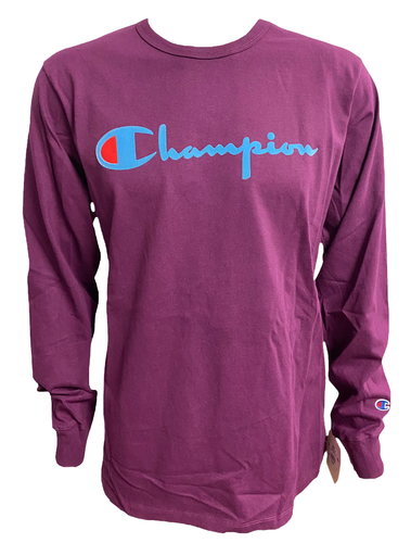 Champion Mens Long Sleeve Crew Neck 