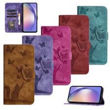 For Samsung Galaxy S24 S23 Plus S22 S21 S20 FE Leather Flip Wallet Phone Case