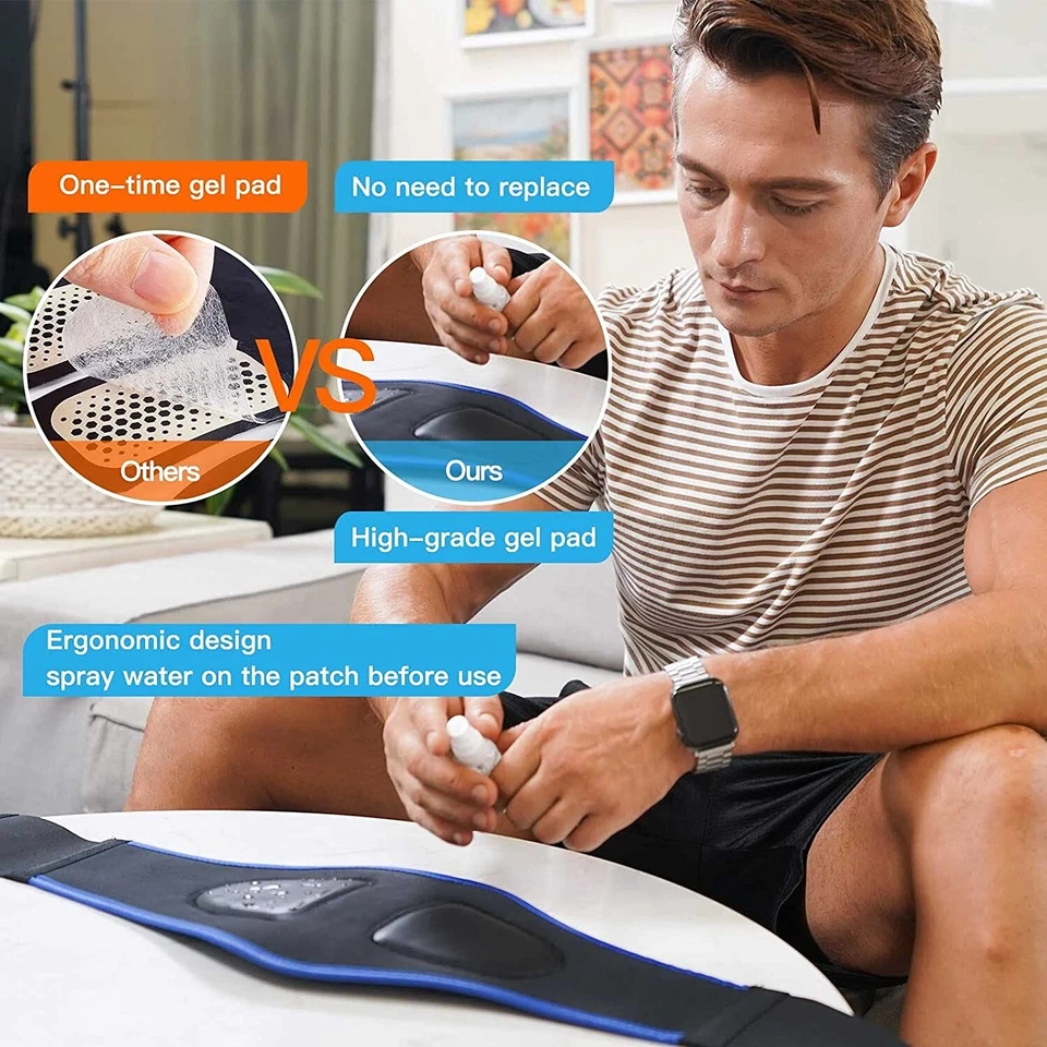 Abs Stimulator, Abdominal Toning Belt Workout Equipment Fitness Training Machine - Image 4 of 4