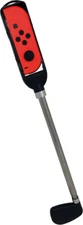 Old Skool Golf Club Attachment for Nintendo Switch Joy Con Controller - Black
