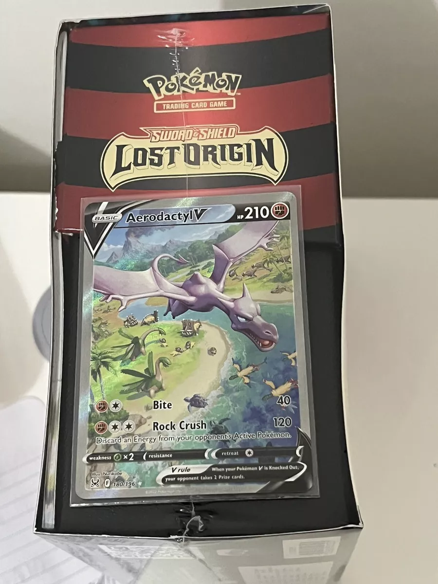  Pokemon - Aerodactyl V - 180/196 Lost Origin Full